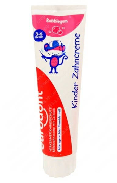 

Детская зубная паста 3-6 лет Eurodont Kinder Zahnecreme 100 мл