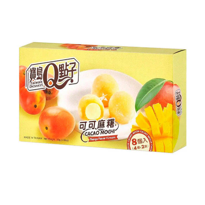 

Пирожные Моти с Манго Mochi Cacao Mango 80г (15807)