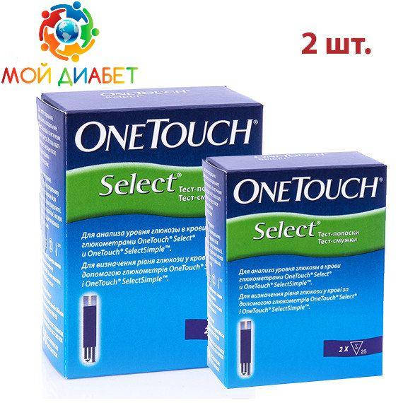

Тест- полоски One Touch Select №50 2 упаковки