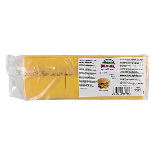 

Сир тостовий чедер Хохланд Cheddar Hochland 1033g 8шт/ящ (Код : 00-00001361)