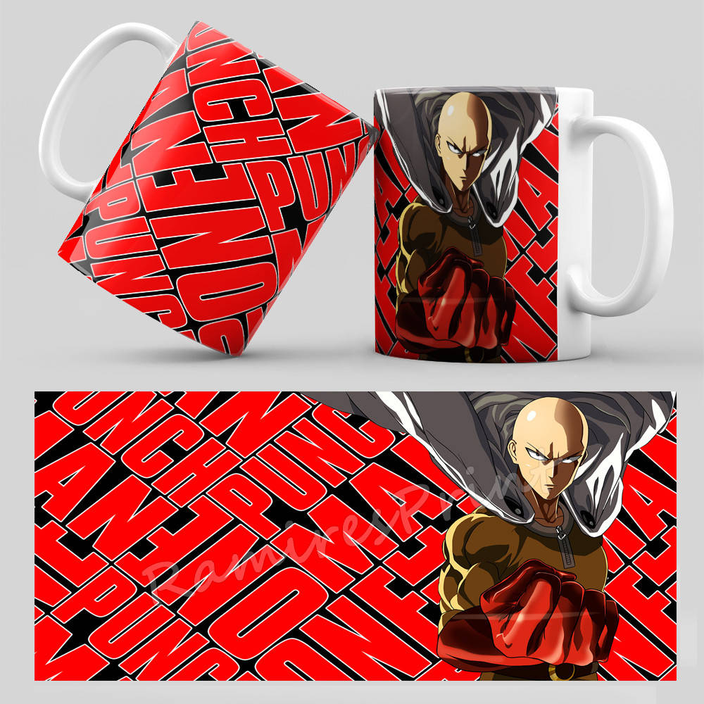 

Чашка Аниме One Punch Man, Белый