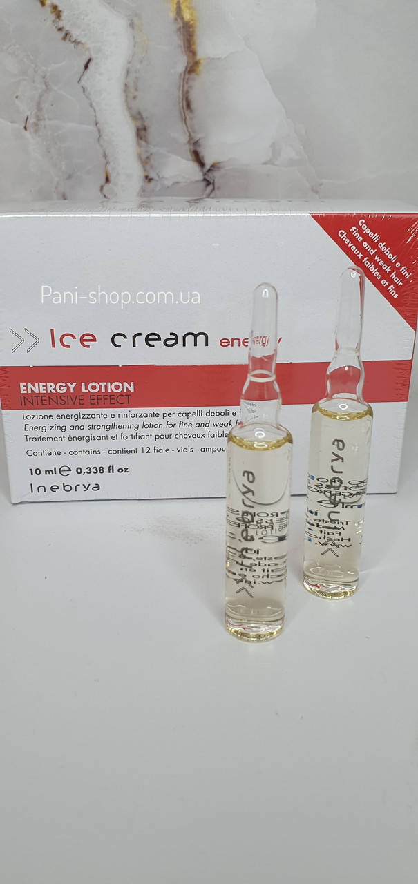 

Лосьон ампулы против выпадения волос - Inebrya Ice Cream Energy Lotion Intensive Ampoules 12x10ml