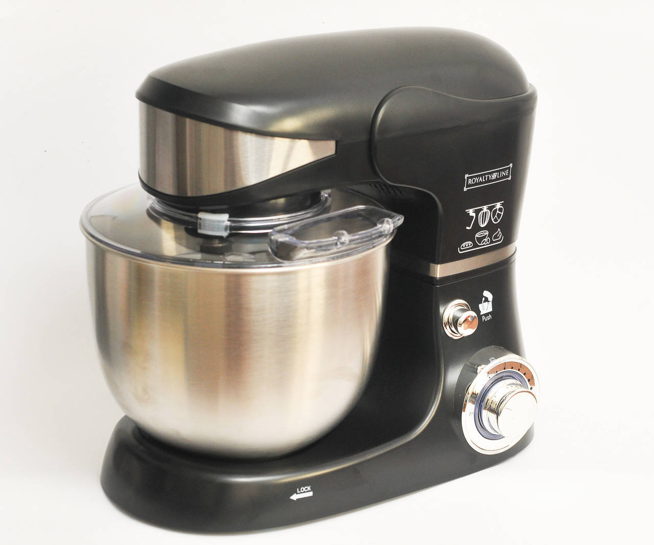 

Кухонный тестомес миксер планетарный Royalty Line RL - PKM1600 W 5.5L