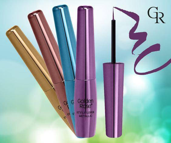 

Подводка для глаз Golden Rose Style Liner Metallic, Разные цвета