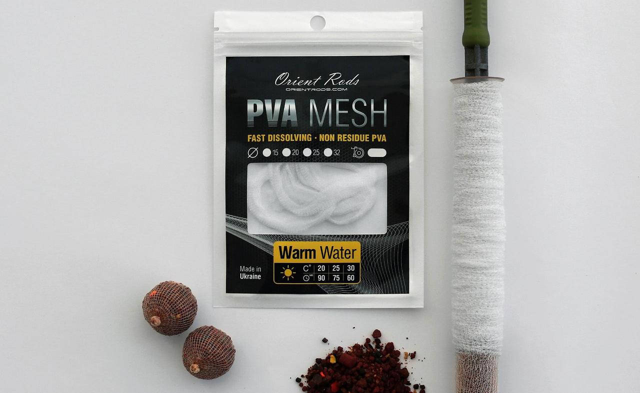 

ПВА сетка для тёплой воды 10m PVA MESH Orient Rods 32mm