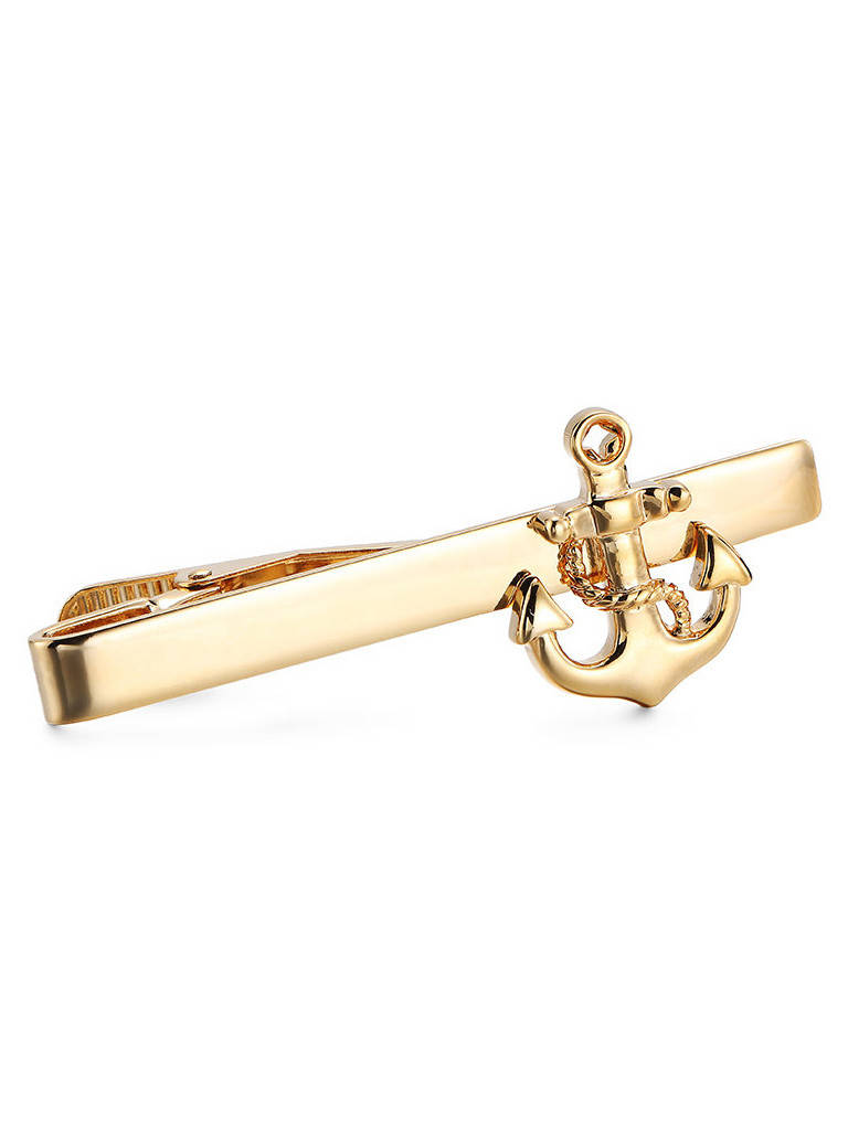 

Зажим для галстука Anchor, цвет: золотой