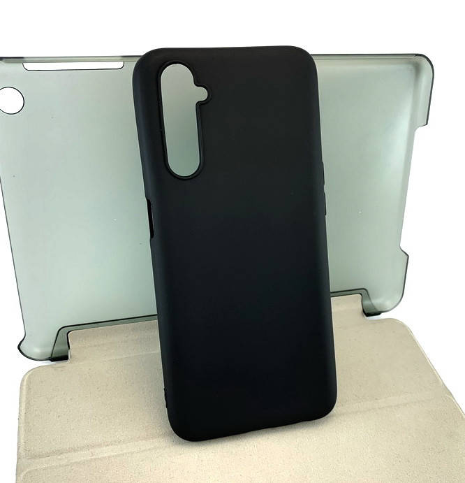 

Чехол для Realme 6 накладка Case бампер противоударный силиконовый черный