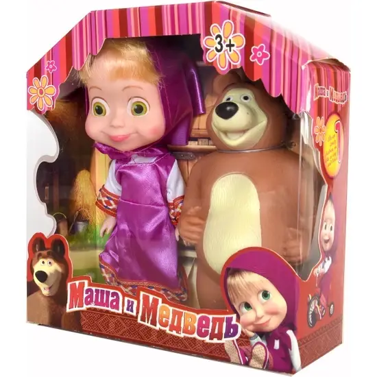 

Кукла "Маша и Медведь" с медведем 3001