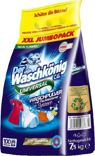 

Стиральный порошок Waschkonig Universal 7,5 кг п/е