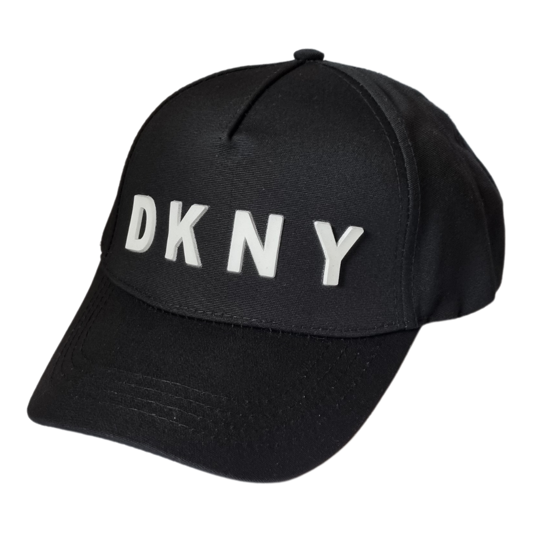 

Черная Котоновая женская бейсболка DKNY