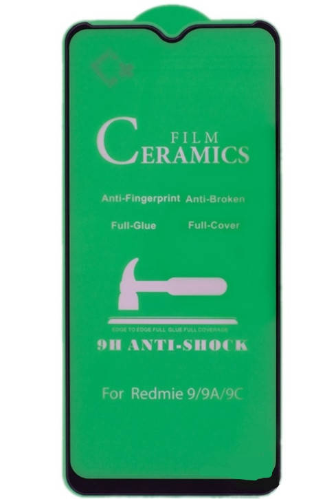 

Захисна плівка Ceramic Xiaomi Redmi 9A Full Glue black, Черный