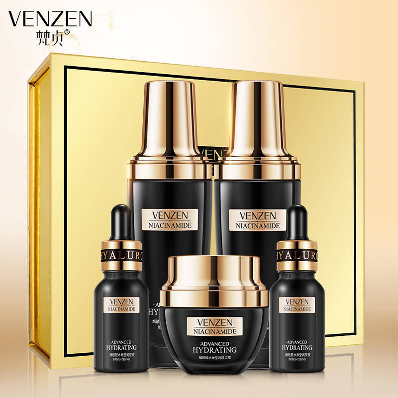 

Подарочный набор с ниацинамидом Venzen Niacinamide Advanced Hydrating, 5 предметов
