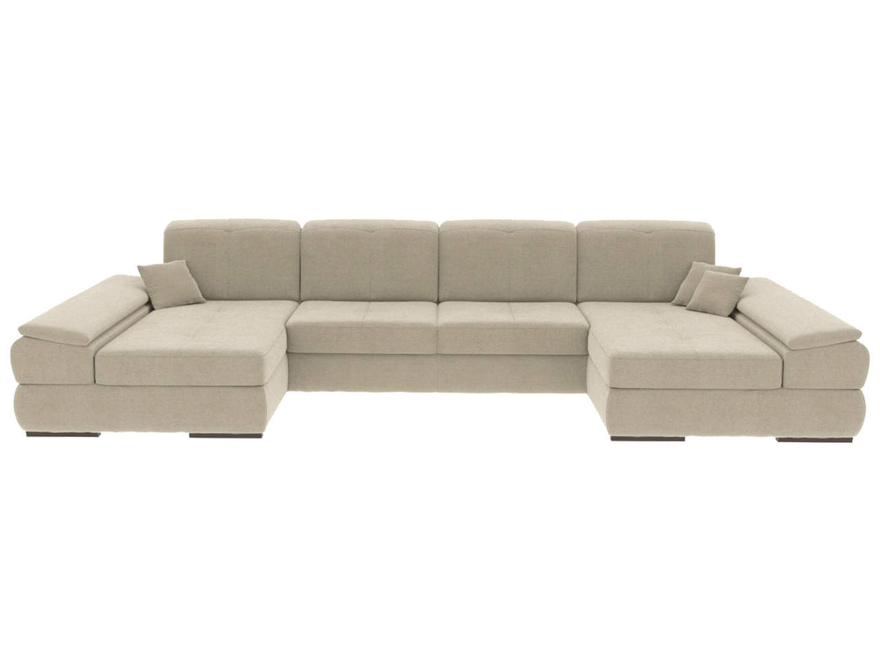 

Угловой диван Денвер П2 (бежевый, 353х170 см) VIKO Мебель