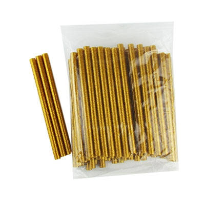 

Стержни для клеевого пистолета (термоклей, сухой клей, клеевые стержни) . 11 мм.*19 см. глиттер ЗОЛОТО