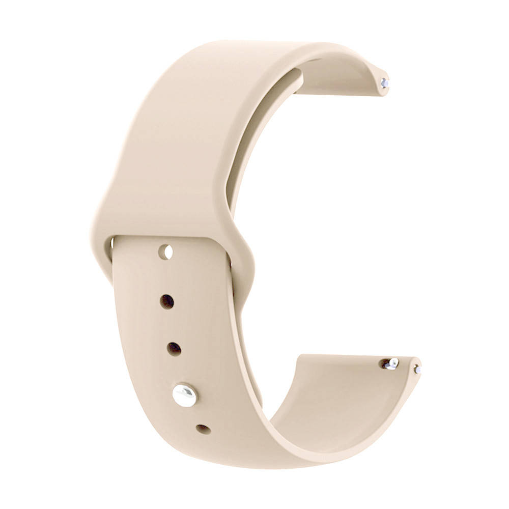 

Ремешок для Amazfit GTS / GTS 2 / GTS 2 mini / GTS 3 силиконовый Пудровый