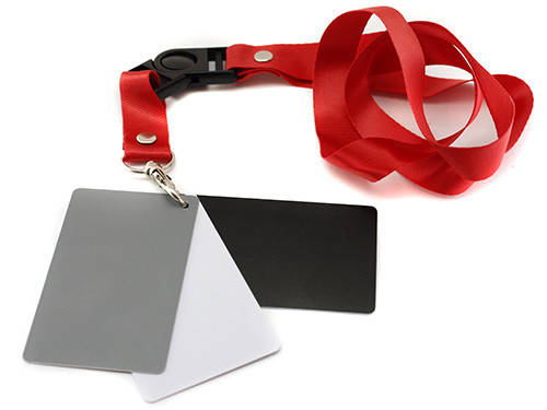 

Набор карт для настройки баланса белого + шнурок