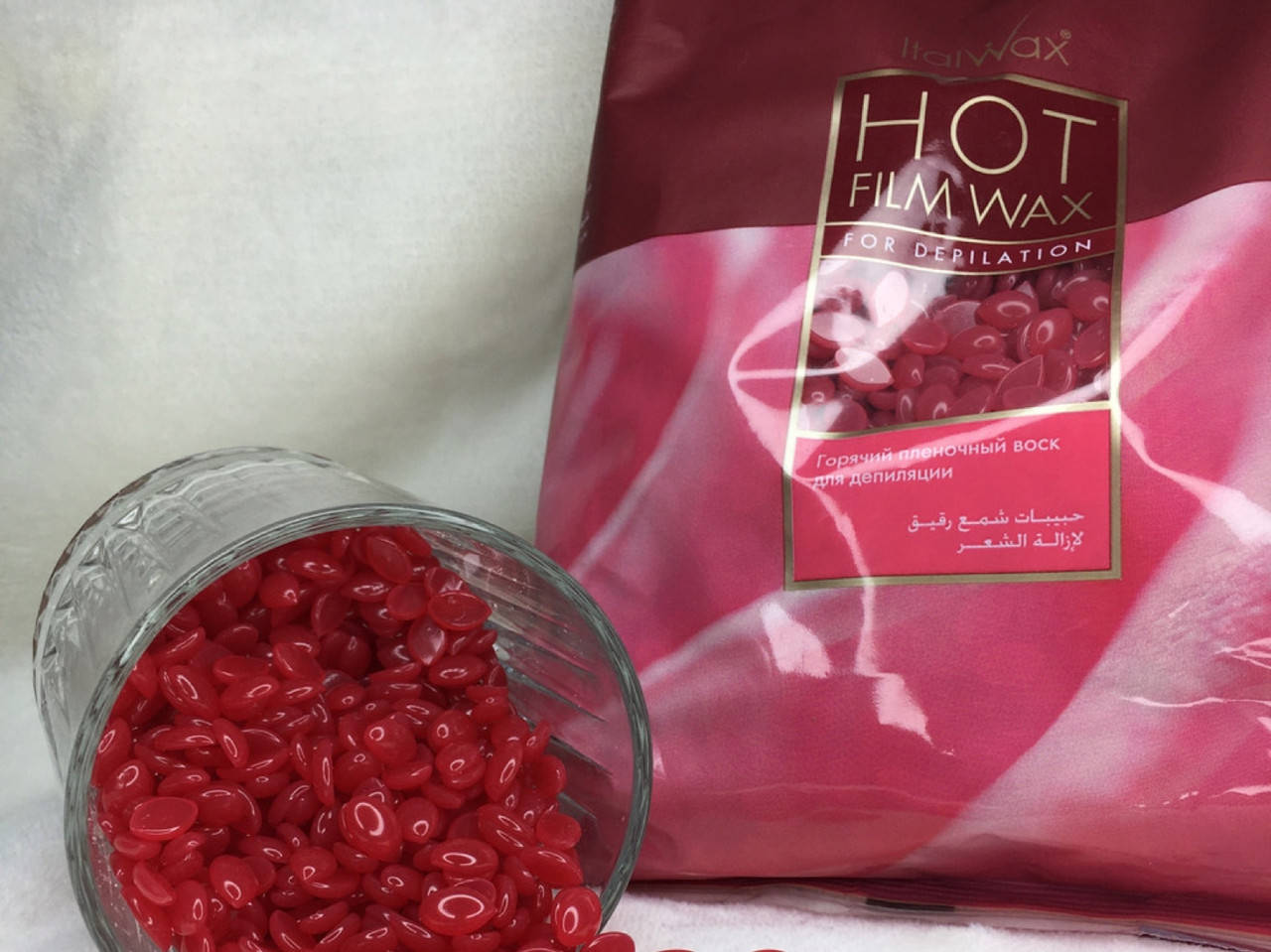 

Воск в гранулах 1кг Italwax Роза