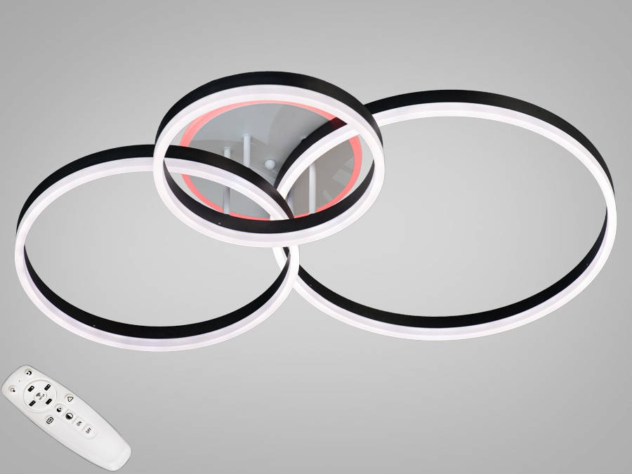 

Потолочная светодиодная люстра с диммером 120W 8174/345 LED 3color dimmer