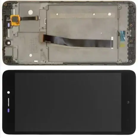 

Дисплей Xiaomi Redmi 4A модуль в сборе с тачскрином, черный, с рамкой, HC
