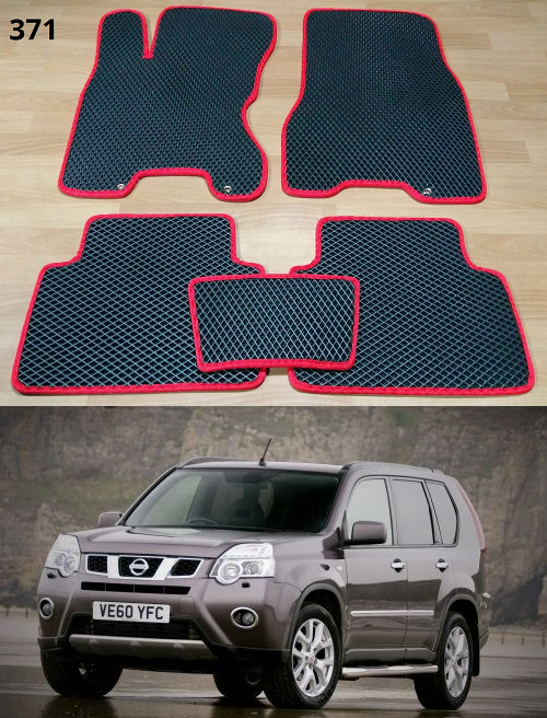 

Коврики ЕВА в салон Nissan X-Trail (T31) '07-14, Черный