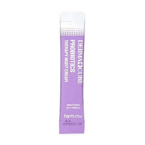 

Farmstay Derma Cube Probiotics Therapy Night Cream Ночной крем с пробиотиками, 4 мл