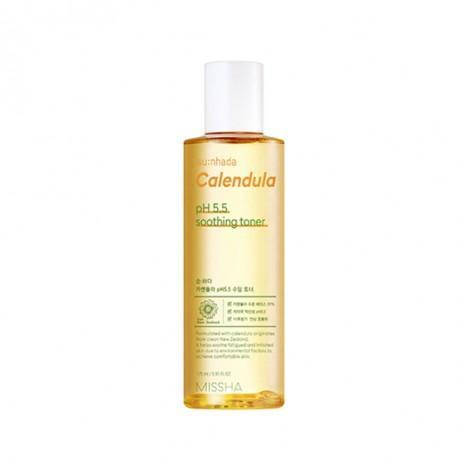 

Тонер для лица с экстрактом календулы Missha Su:nhada Calendula pH 5.5 Soothing Toner