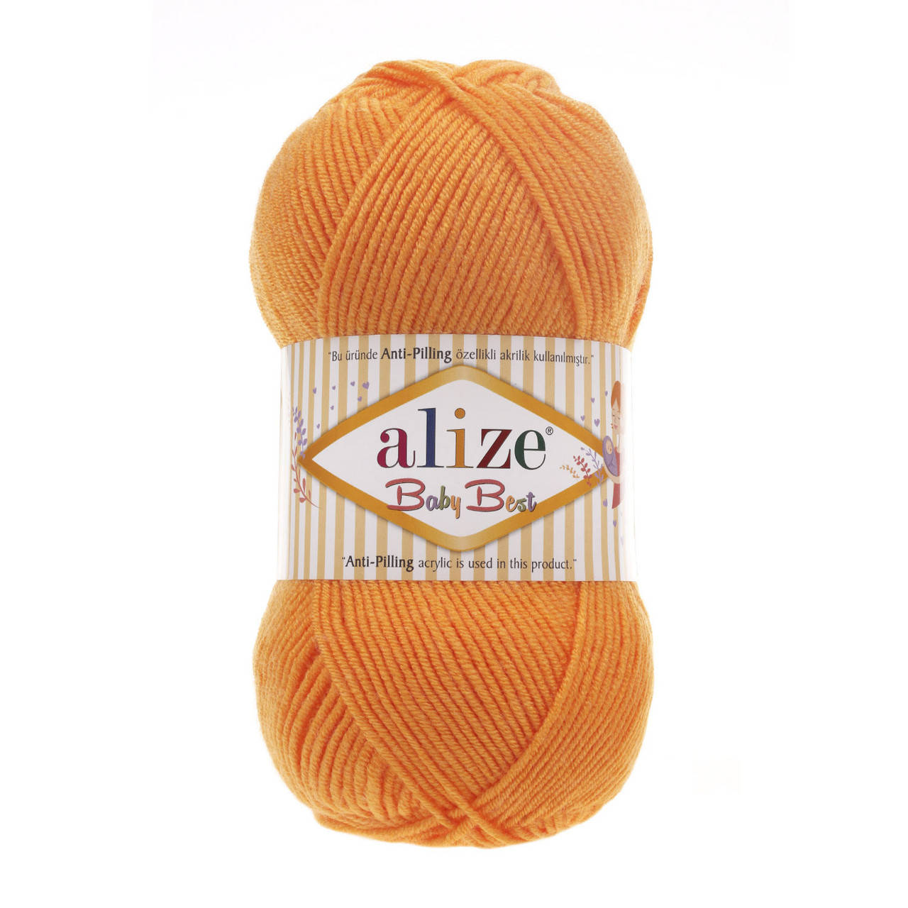 

Alize BABY BEST оранжевый № 336