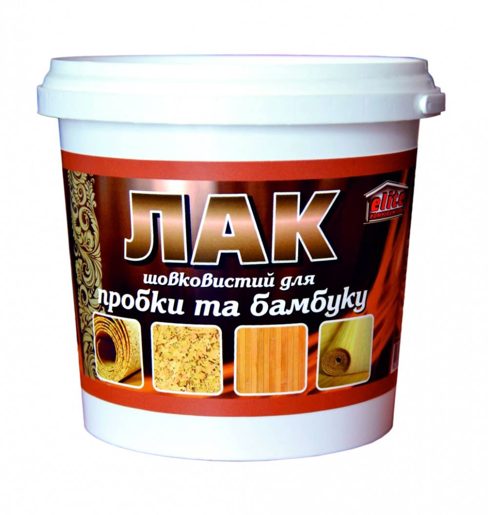 

Лак "Шелковистый" для пробки и бамбука 0,9 л