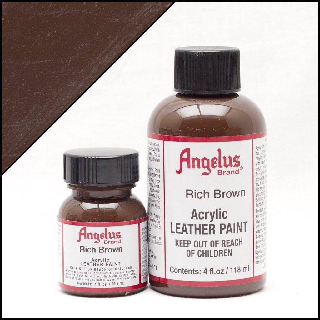 

Краска для кожи Angelus Rich Brown (насыщенный коричневый)