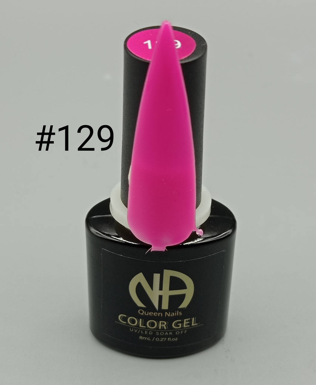 

Гель лак Queen Nails 8ml gel polish No 129 розовый