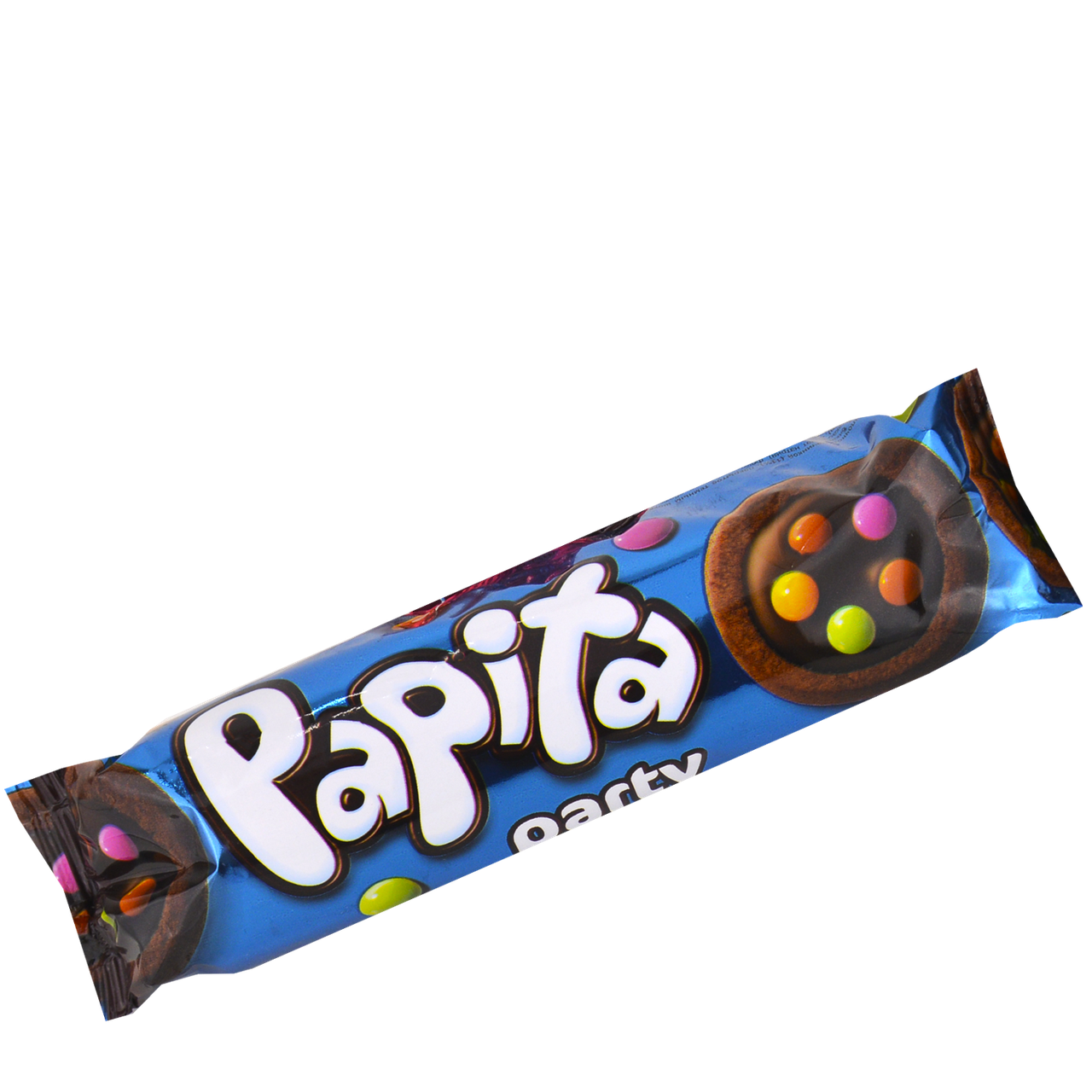 

Печенье Papita Party с молочной начинкой и черным шоколадом и цветным драже 63 г