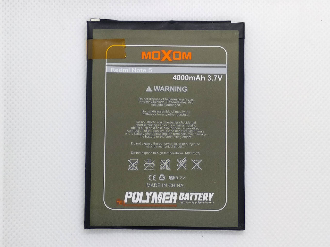 

Аккумулятор MOXOM Xiaomi Redmi Note 5/BN45 (4000 mah)