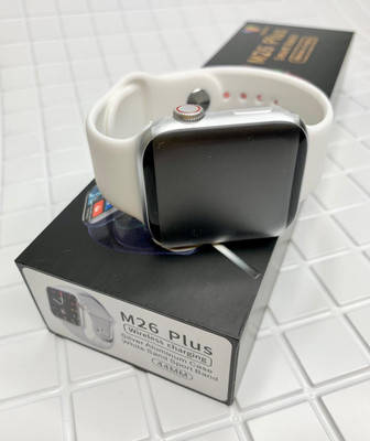 

Умные смарт часы M26 Plus Smart watch 6 series 44mm.Смарт-часы М26 plus. Розумний годинник. Смарт годинник. Белый