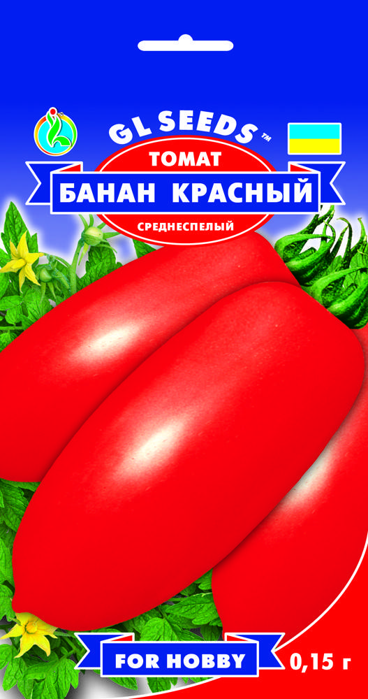 

Томат Банан Красный сорт великолепный плотный продуктивный неповторимого сладкого вкуса, упаковка 0,15 г
