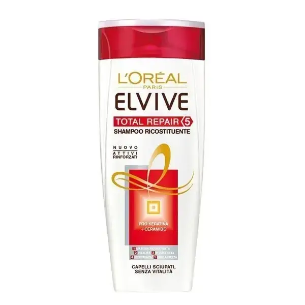 

Шампунь для поврежденных волос LOREAL Elvive Total Repair 5 250мл(ит)