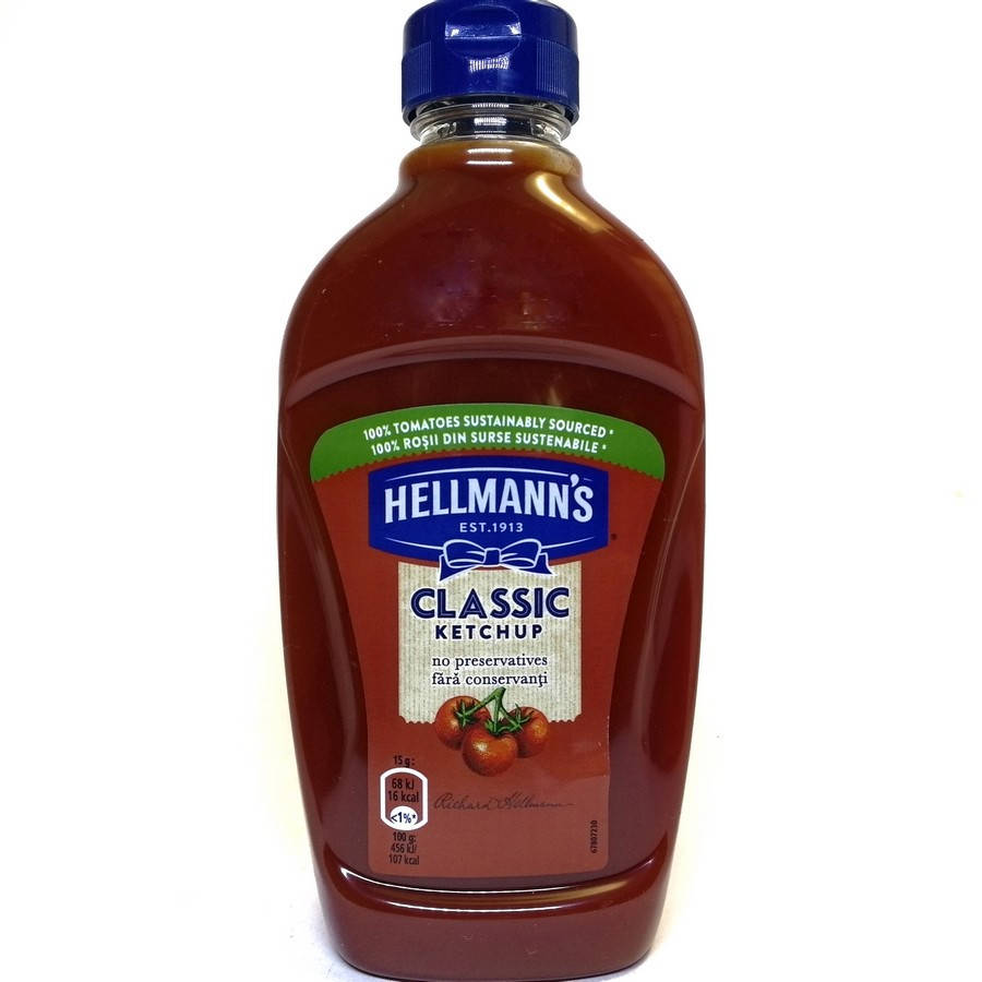 

Кетчуп класичний Хелманс Ketchup Classic Hellmanns 485г