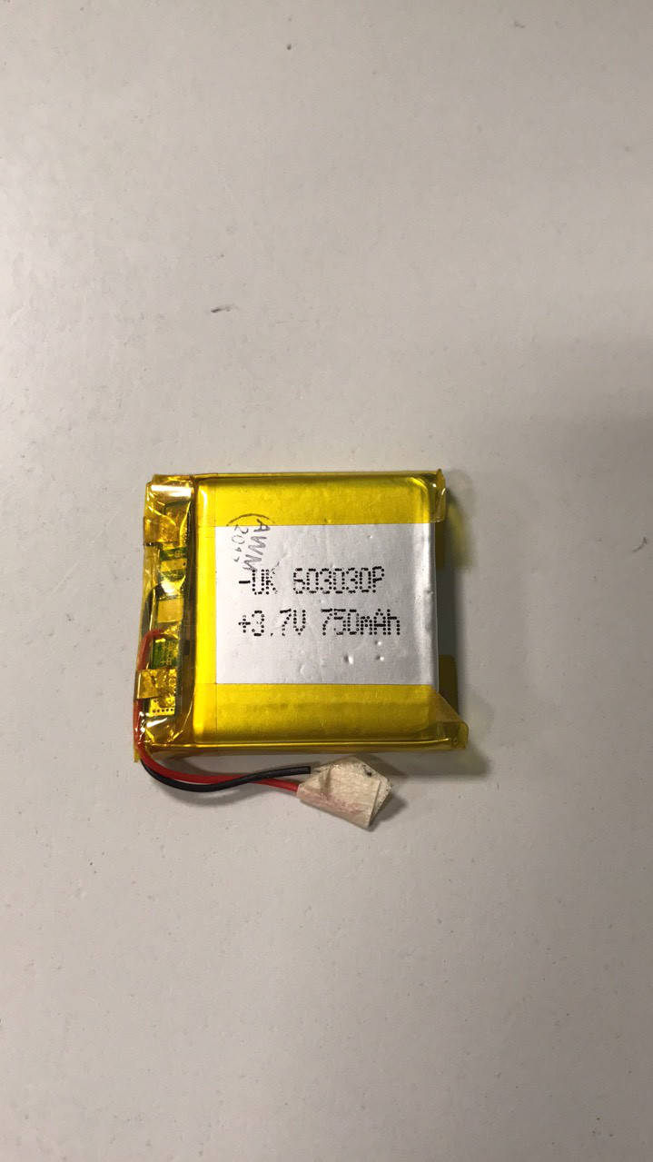

Внутренний Аккумулятор 5.5*30*30 (750 mAh 3,7V) 603030 AAA класс в Запорожье, Серый