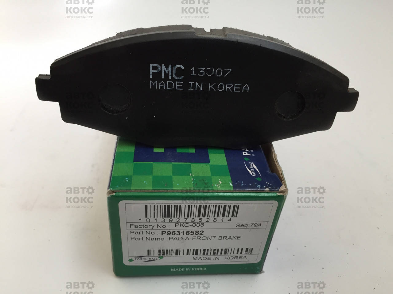 

Колодки тормозные передние PMC (Корея) R13 на Daewoo Lanos 1.5, Matiz.