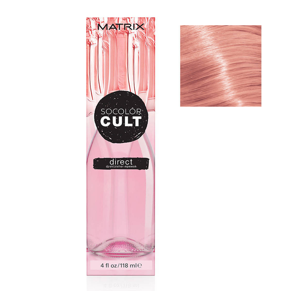 

Краска для волос Matrix Socolor Cult Demi Игристая роза 90 мл