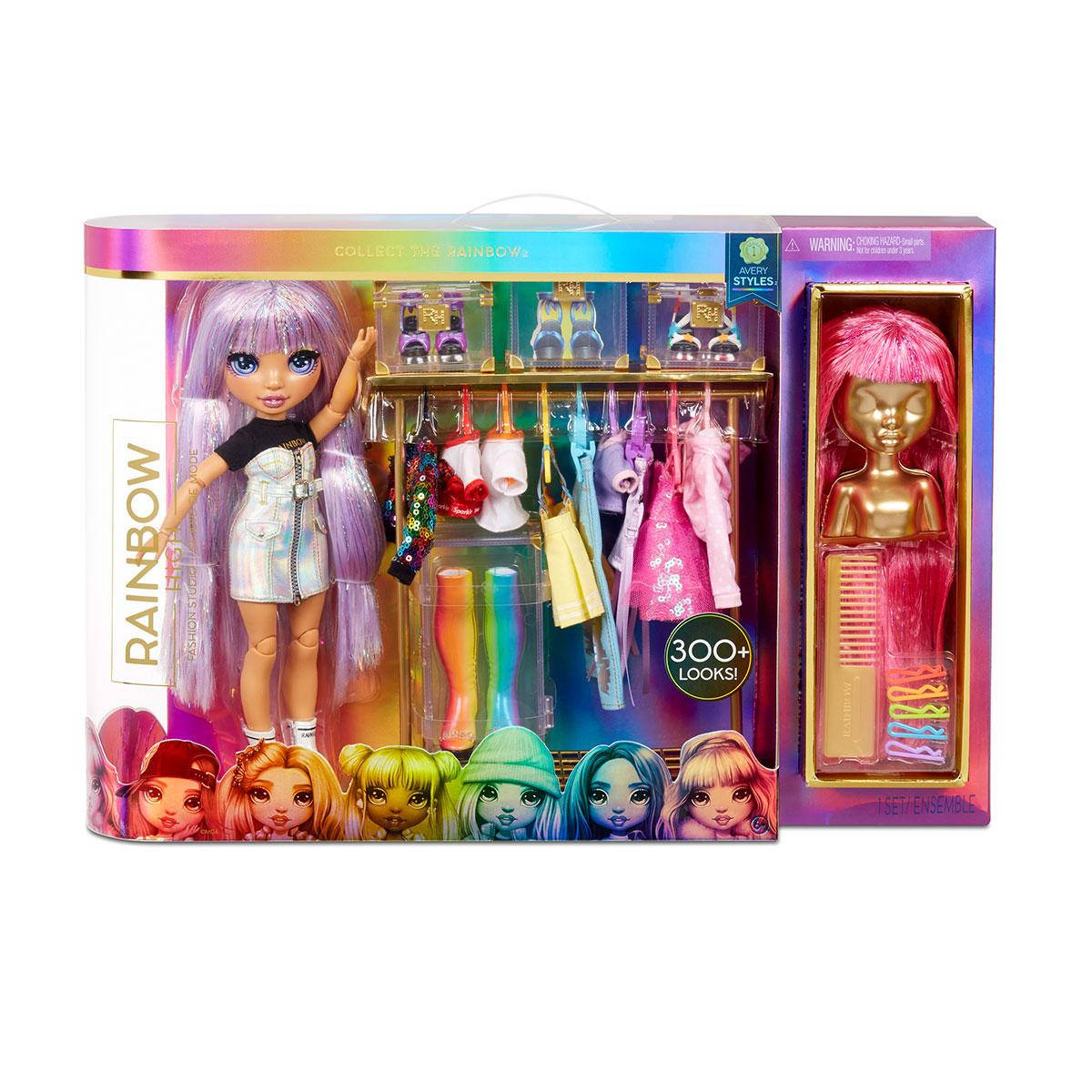 

Игровой набор с куклой rainbow high - Модная студия (кукла, аксессуары)