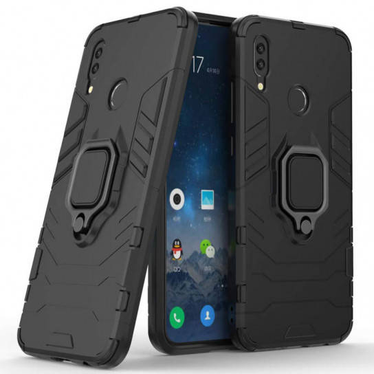 

Ударопрочный чехол Transformer Ring под маг. держ. для Xiaomi Redmi Note 7 / Note 7 Pro / Note 7s - черный