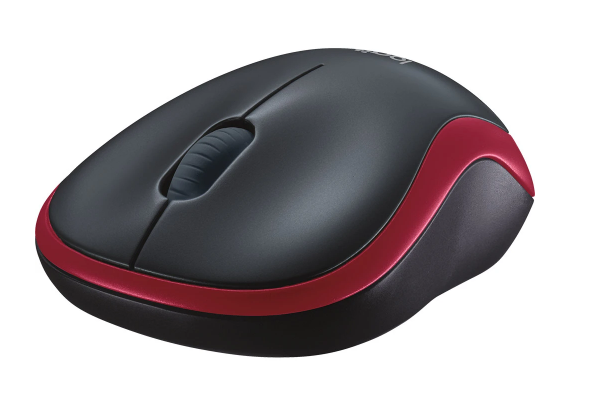 

Мышь Logitech M185 Black/Red USB (910-002240), Черный
