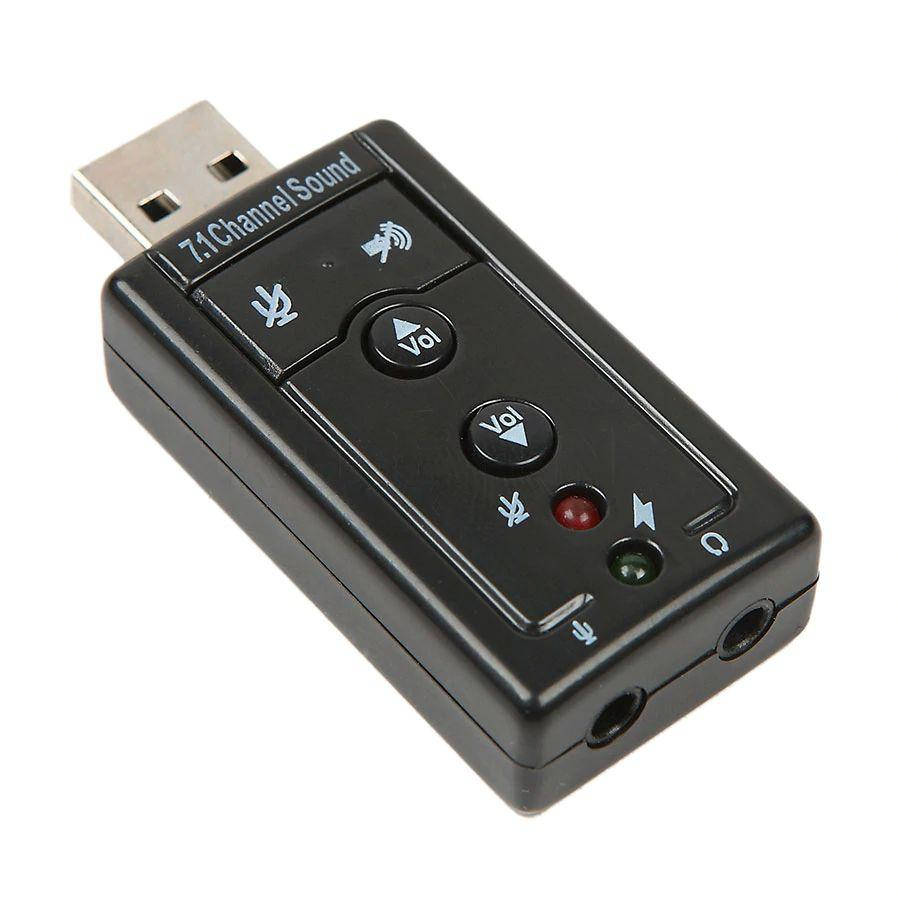 

Внешняя USB звуковая карта с кнопками