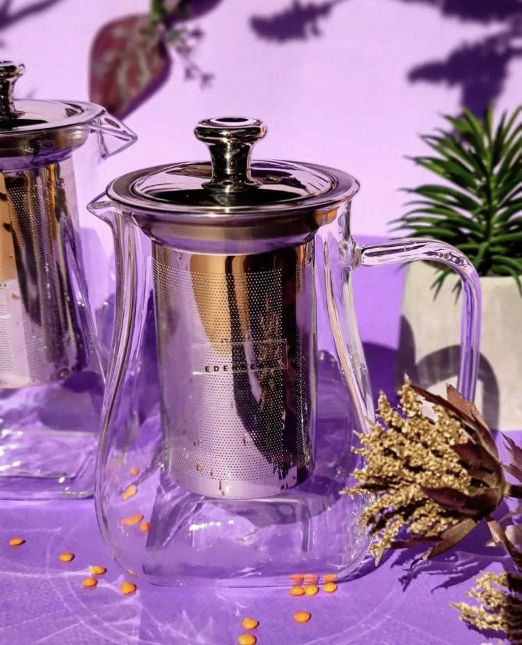 

Стеклянный чайник заварник 750 Мл. Edenberg EB-19056 Заварник для чая жаропрочное стекло