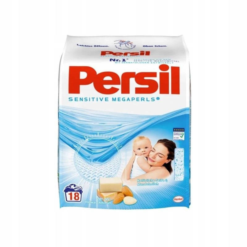 

Порошок для стирки детских вещей Persil sensitive megaperls 18 стирок 1,332 кг