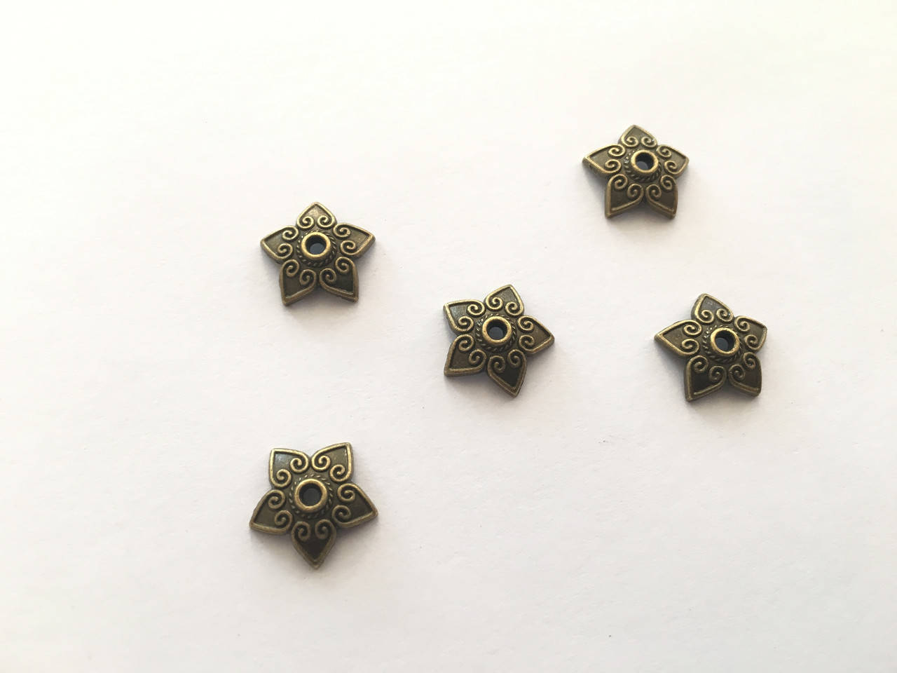 

Металлические заготовки. Цветочек. Цвет "античная бронза". 12мм