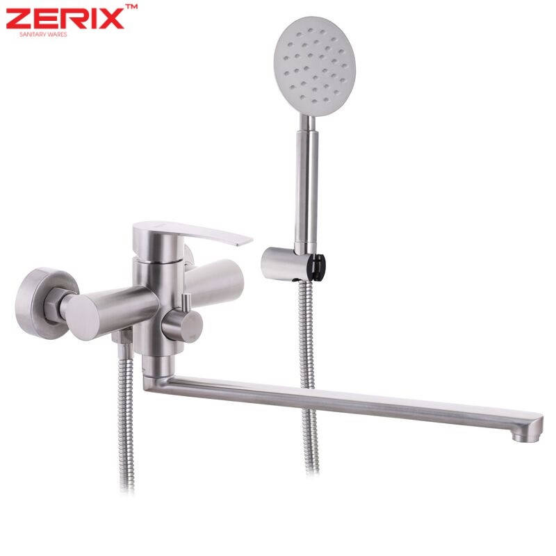 

Смеситель для ванны из нержавейки Zerix Jax 006 euro