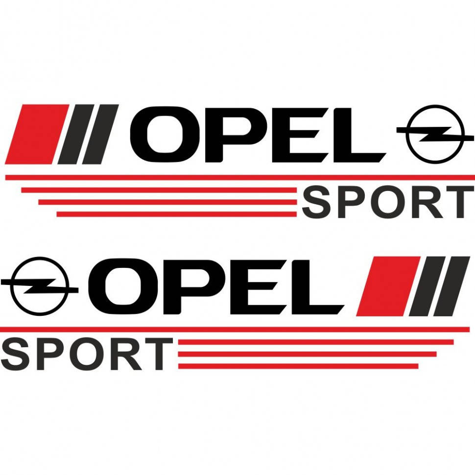 

Набор наклеек на зеркала авто - Opel Sport (2шт)