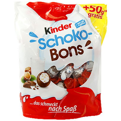 

Цукерки Кіндер Schoko Bons Kinder 350g 16шт/ящ (Код : 00-00006327)