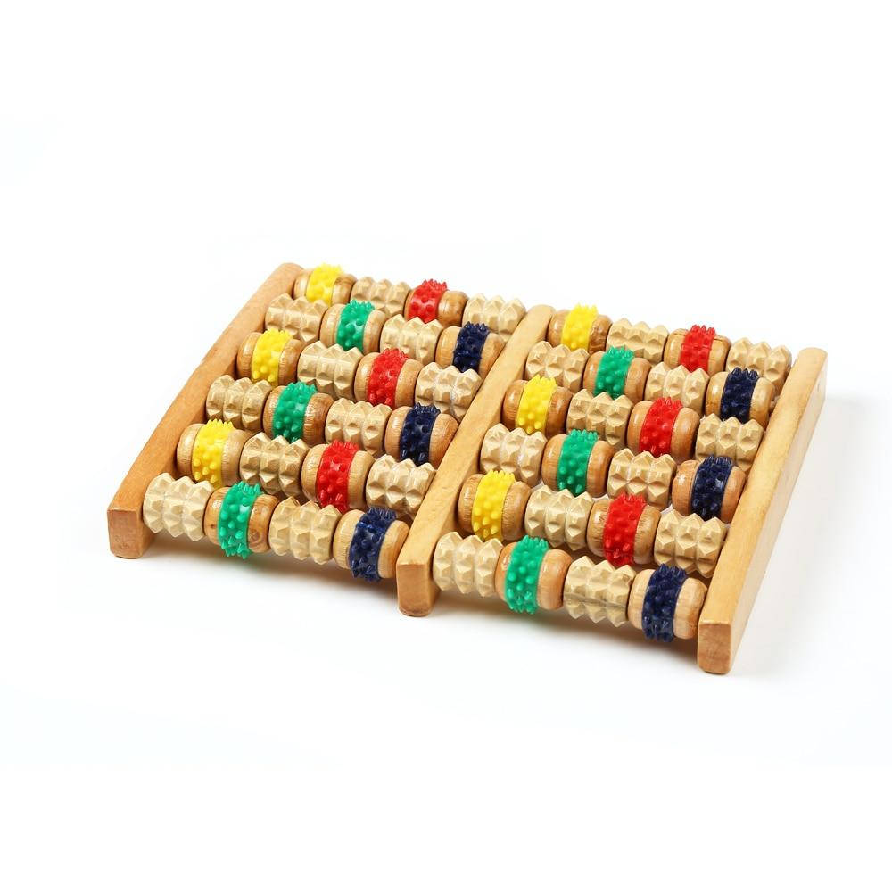 

Красочный деревянный массажер для ног